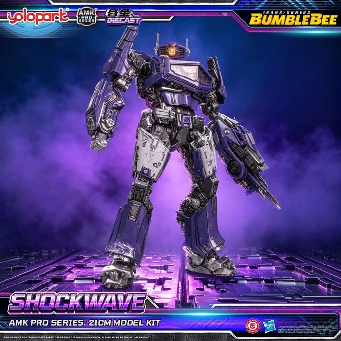 Transformers: Bumblebee the Movie AMK PRO Series Plastic Model Kit Shockwave 21 cm