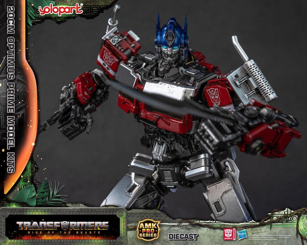 Transformers: Rise of the Beasts AMK Pro Series Plastic Model Kit Optimus Prime (Oversea Version) 20 cm