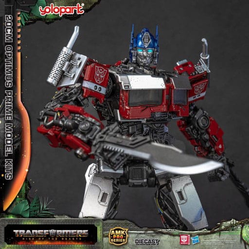 Transformers: Rise of the Beasts AMK Pro Series Plastic Model Kit Optimus Prime (Oversea Version) 20 cm