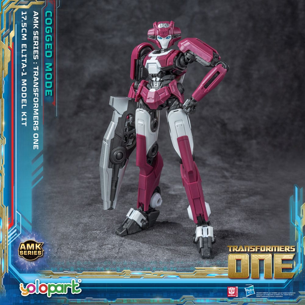 Transformers 8 AMK Series Plastic Model Kit Elita-1 20 cm