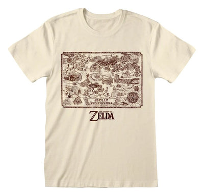 The Legend of Zelda T-Shirt Map Of Kingdom